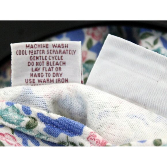 VTG Skyr Floral Knit Dress Granny Cottage Core sz Med House Summer Casual - Picture 9 of 9